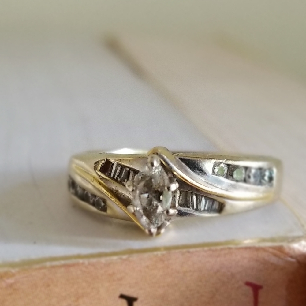 Leo Schachter LSC leo diamond vintage ring  14k - Picture 14 of 16
